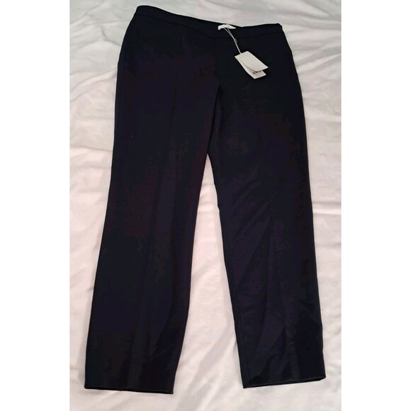 Hugo Boss Size 10 Tiluna Side Zipper Dress Pants Navy Blue - Picture 1 of 11